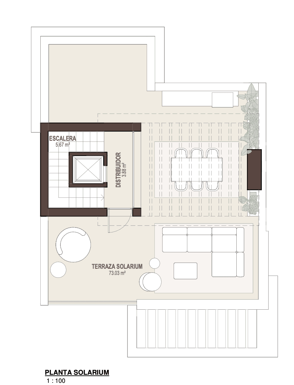 Residence 04, solarium floor plan